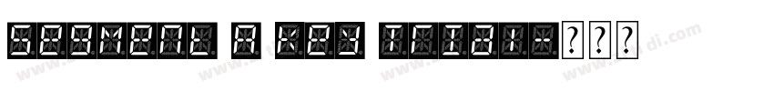 Segment A Key Trial字体转换